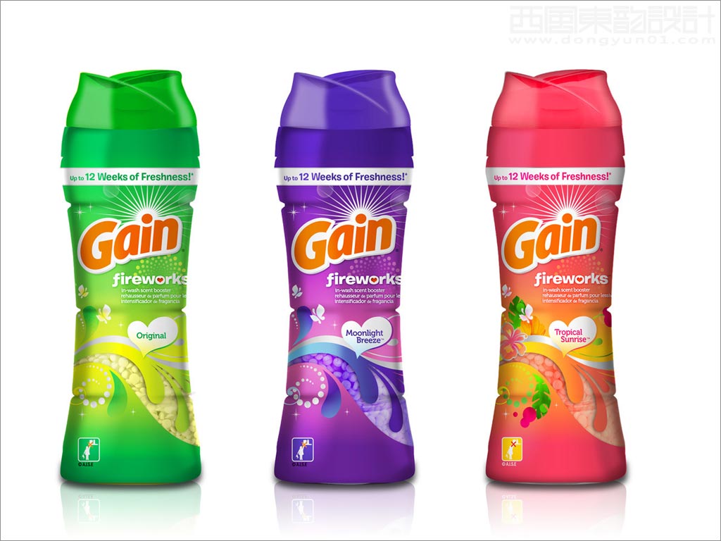 美國Gain洗衣液日化用品包裝設(shè)計