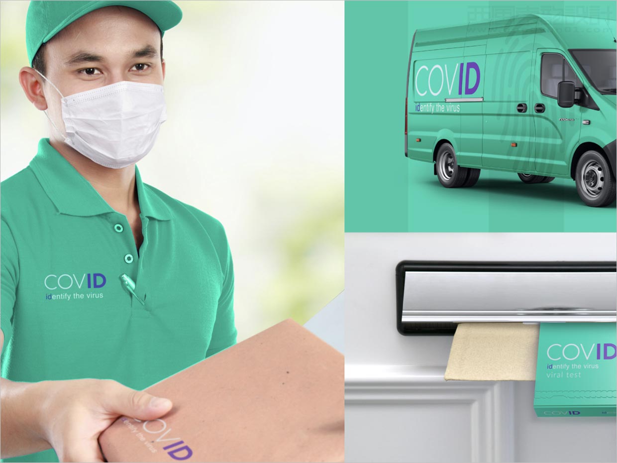 英國新型冠狀病毒(COVID-19)核酸檢測(cè)試劑盒包裝設(shè)計(jì)