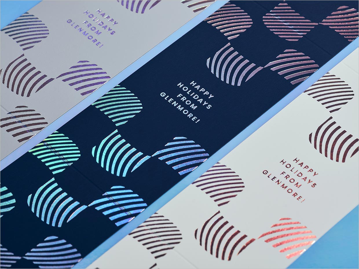 加拿大Glenmore衛(wèi)生紙包裝設(shè)計之局部燙鐳射金細節(jié)展示