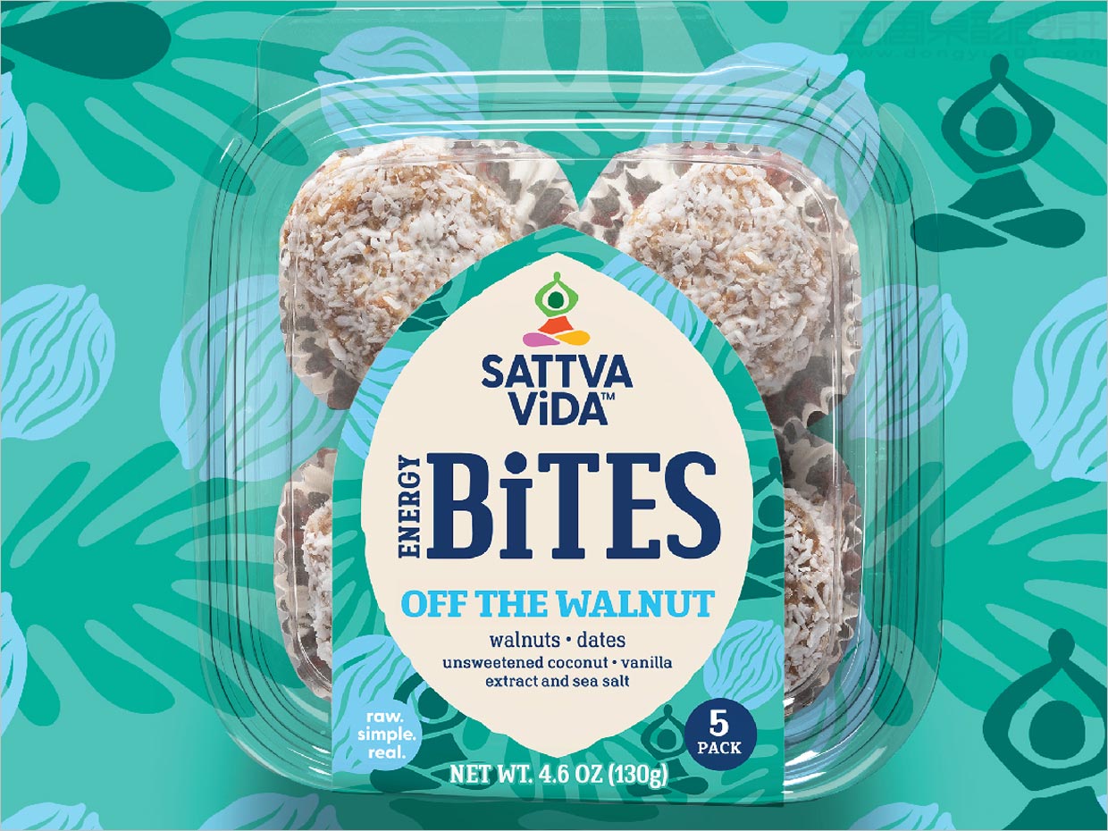 美國Sattva Vida素食小吃包裝設(shè)計之實物照片