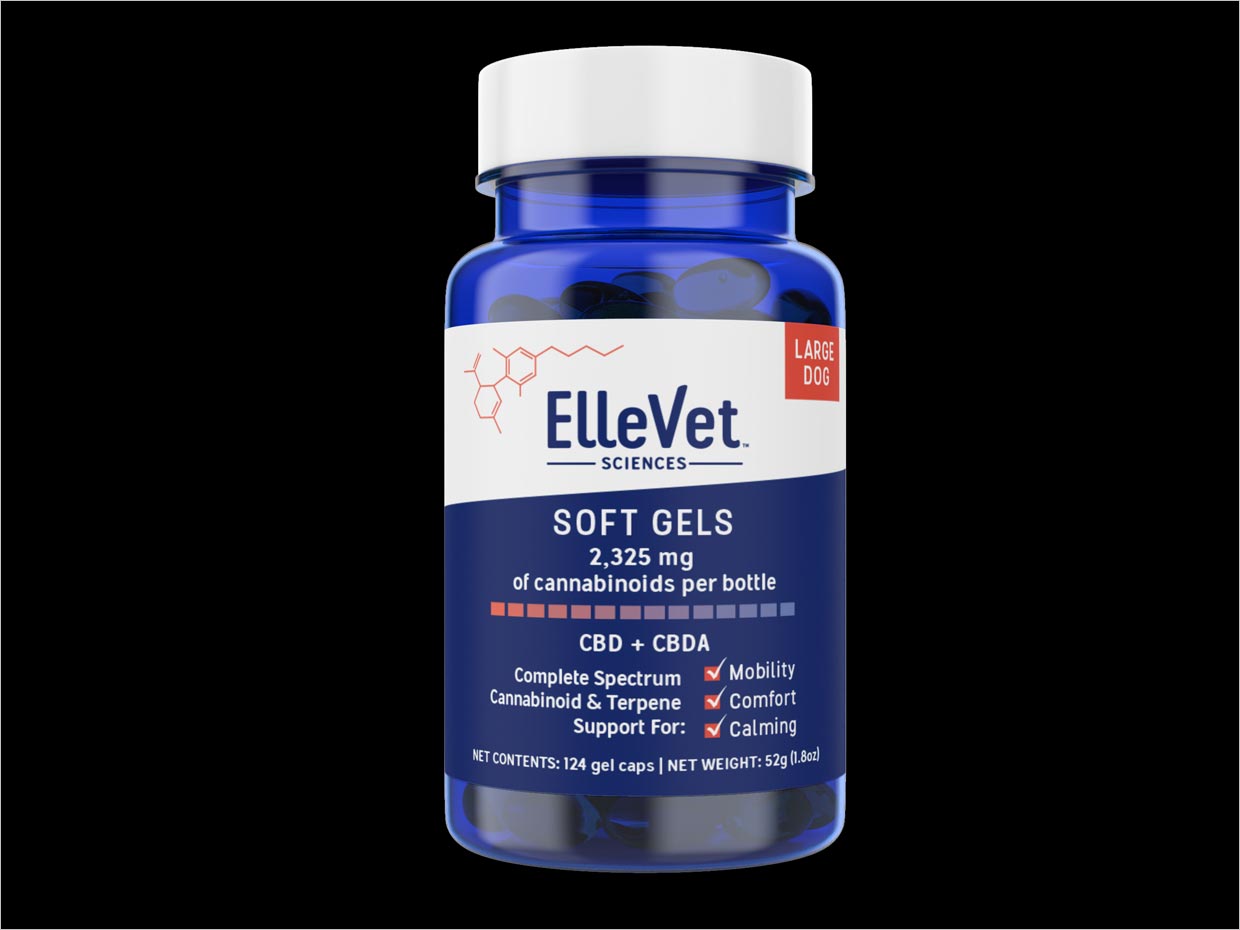 美國ElleVet Sciences寵物貓狗藥品包裝設計