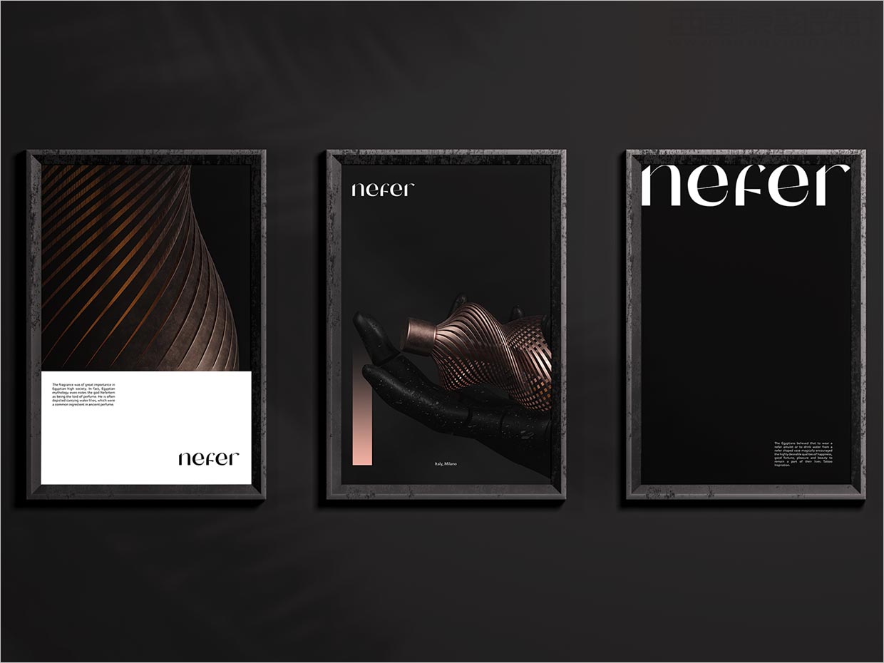 埃及Nefer香水包裝設(shè)計之內(nèi)部展示