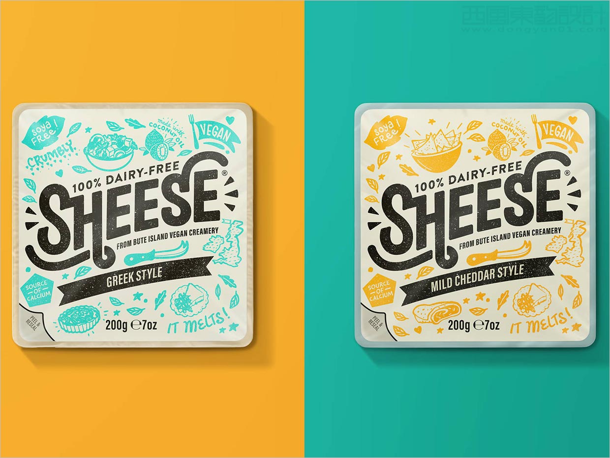Sheese！純素奶酪包裝設(shè)計不一定要那么好！