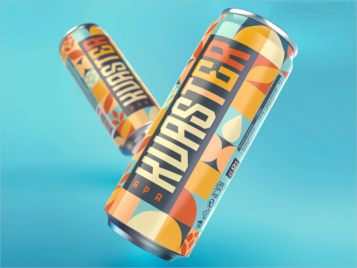 以現(xiàn)代方式創(chuàng)作的Kvaster傳統(tǒng)發(fā)酵飲料包裝設計