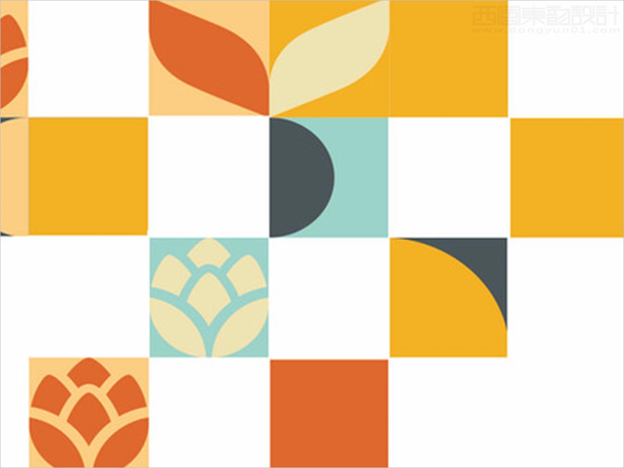 以現(xiàn)代方式創(chuàng)作的Kvaster傳統(tǒng)發(fā)酵飲料包裝設計之幾何圖案