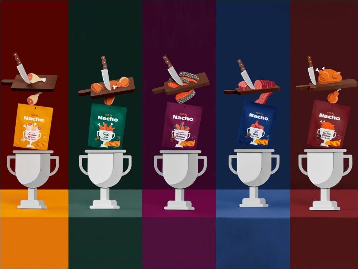 美國Nacho貓糧包裝設(shè)計(jì)