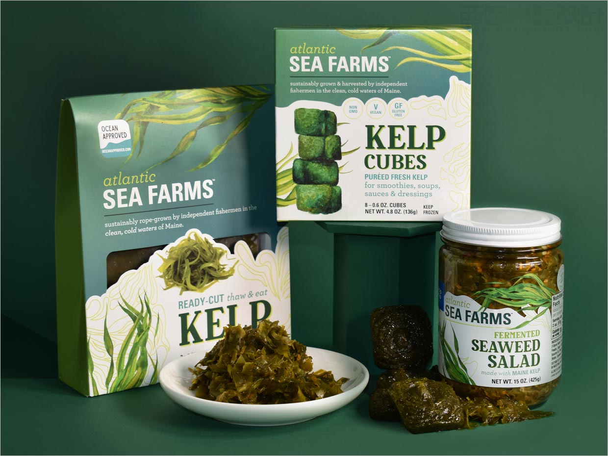 美國Atlantic Sea Farms即食海帶包裝設(shè)計(jì)
