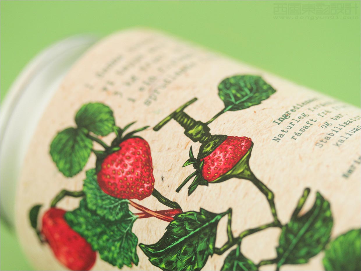 挪威Gardsbrenneriet水果蘇打水飲料包裝設(shè)計之局部細(xì)節(jié)展示