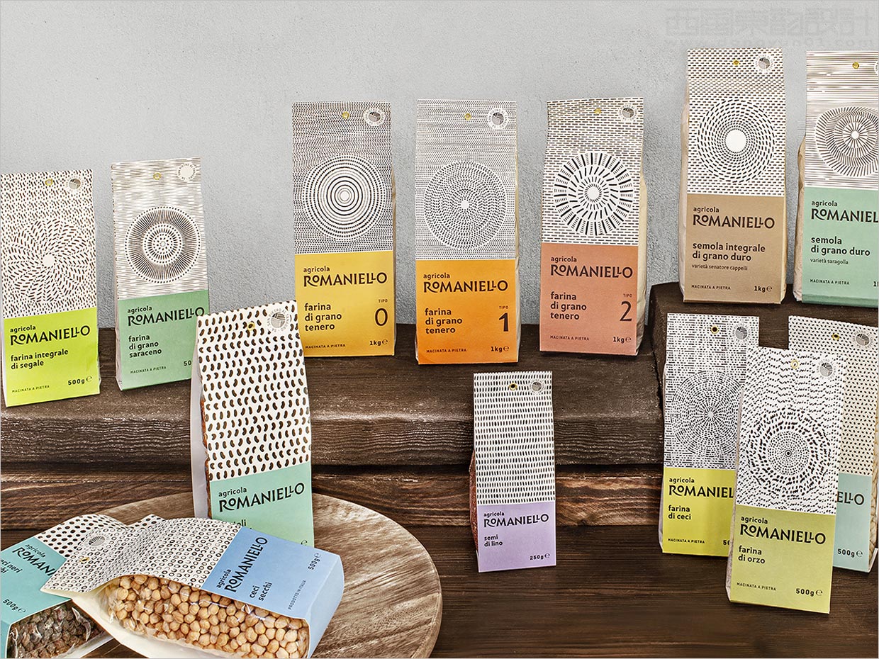 意大利谷物豆類面粉農(nóng)產(chǎn)品包裝設計