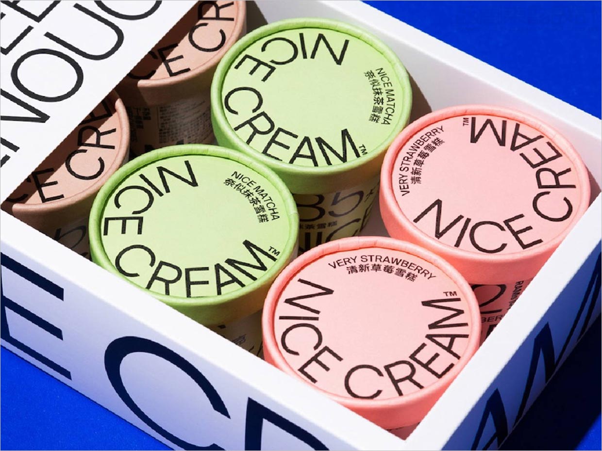 不只是冰淇淋，還是不錯的奶油冰淇淋包裝設計