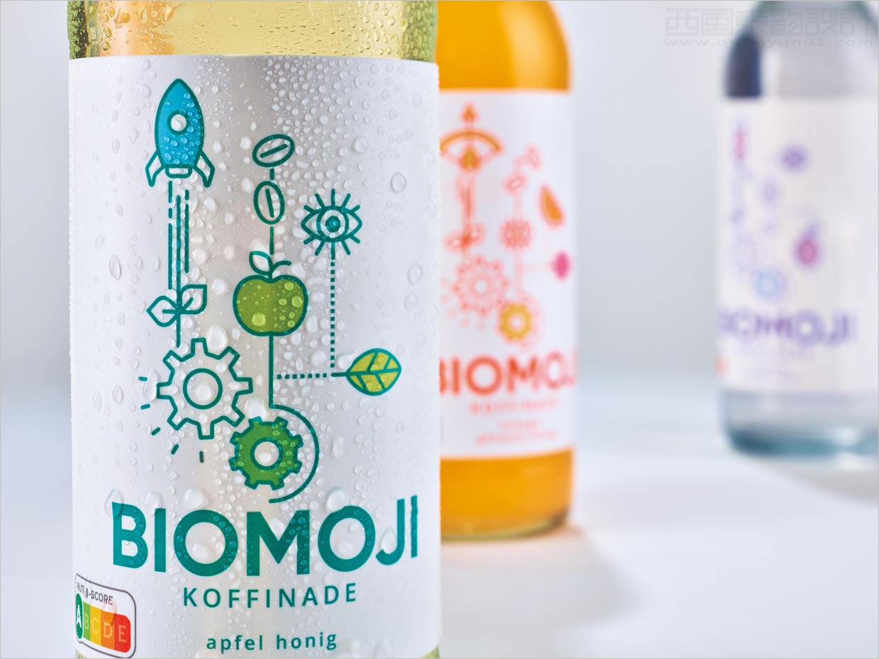 德國BIOMOJI功能性有機能量飲料包裝設(shè)計之局部細(xì)節(jié)展示