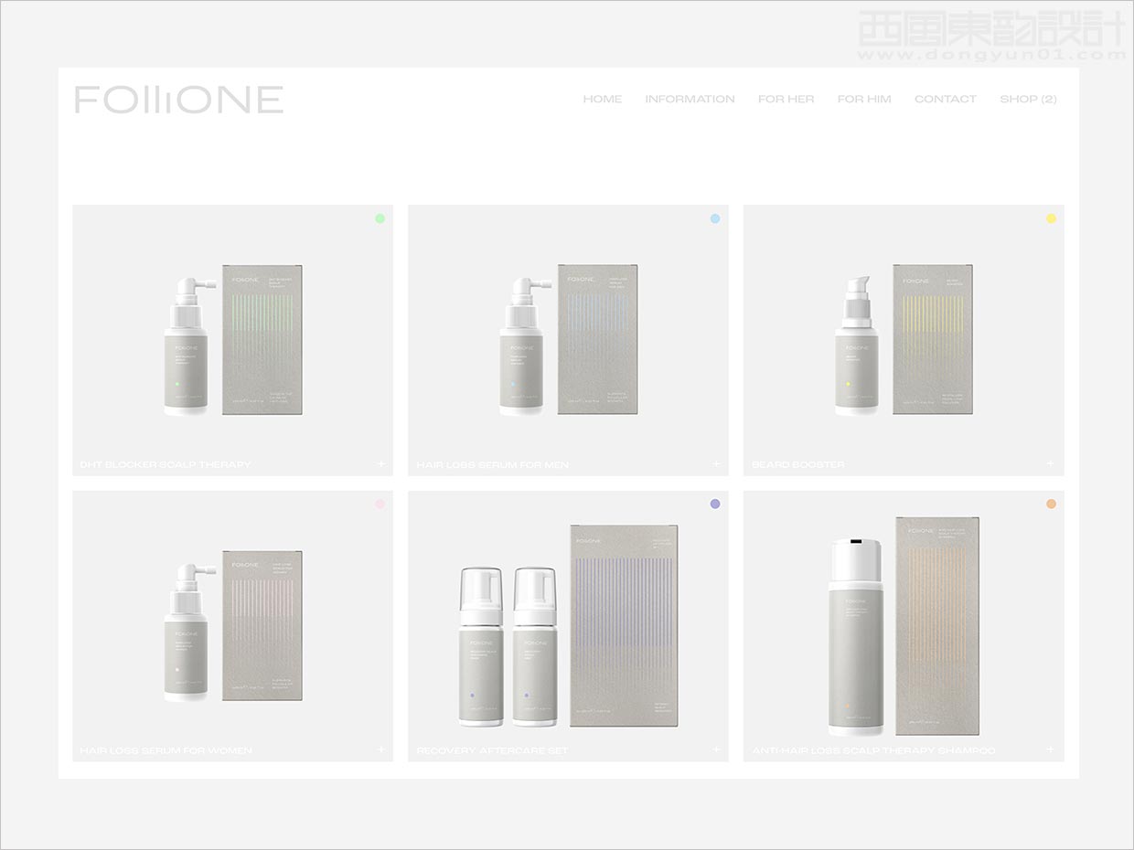 英國Follione洗發(fā)水護發(fā)素脫發(fā)植發(fā)護理藥妝產(chǎn)品網(wǎng)站頁面設計