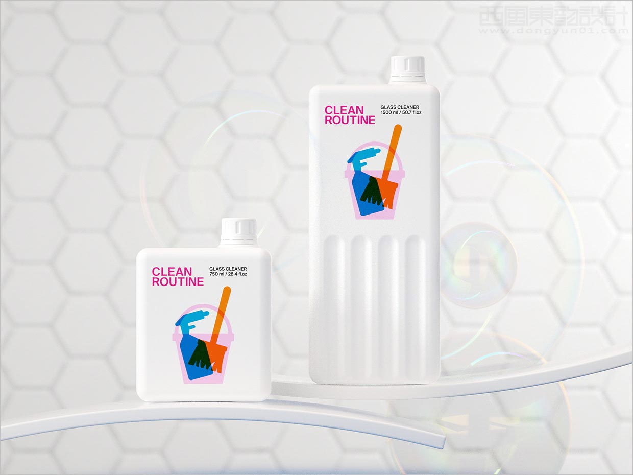 CLEAN ROUTINE清潔劑日化產(chǎn)品包裝設(shè)計