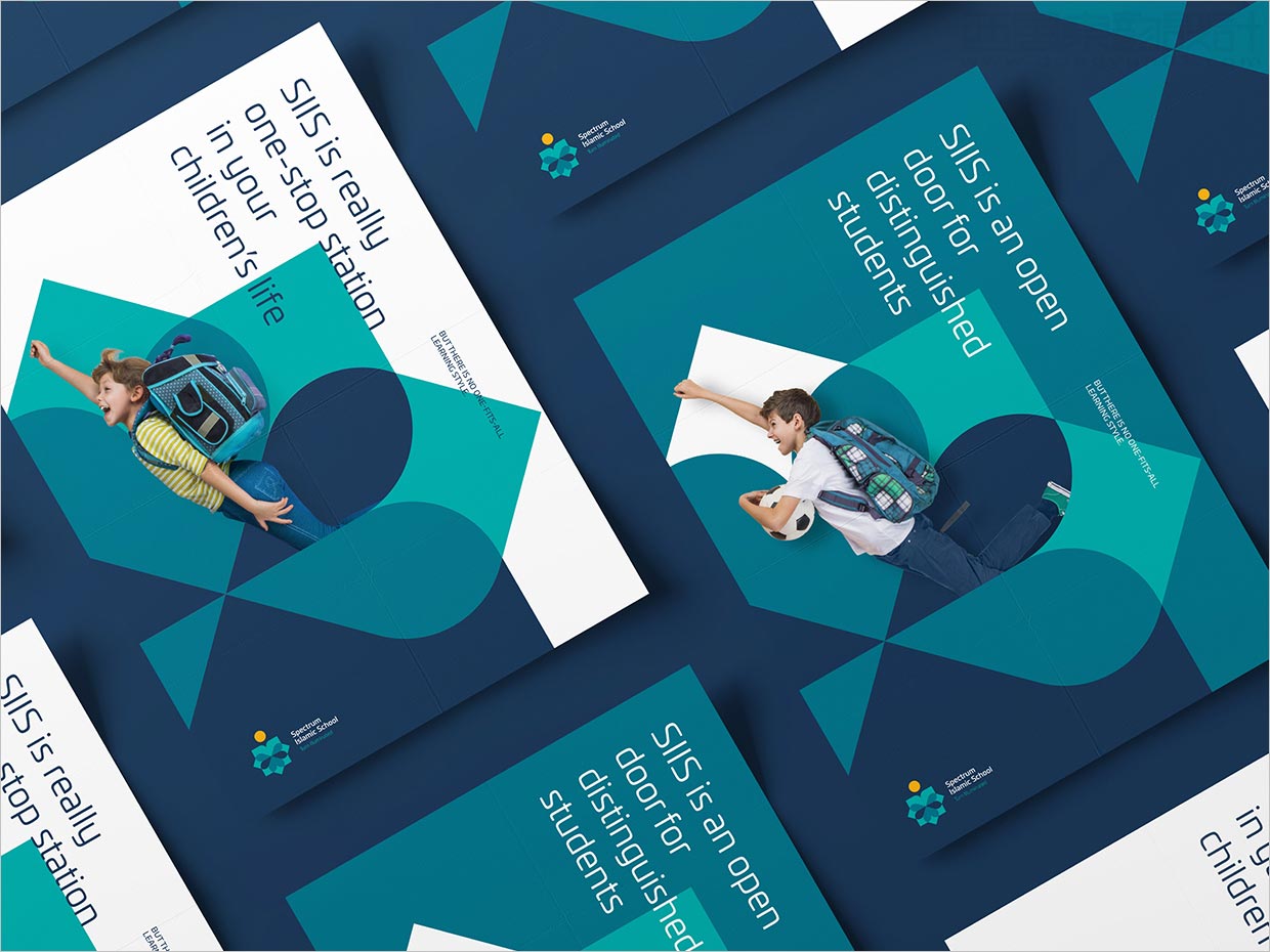 埃及Spectrum國(guó)際學(xué)校品牌vi形象設(shè)計(jì)之畫冊(cè)設(shè)計(jì)