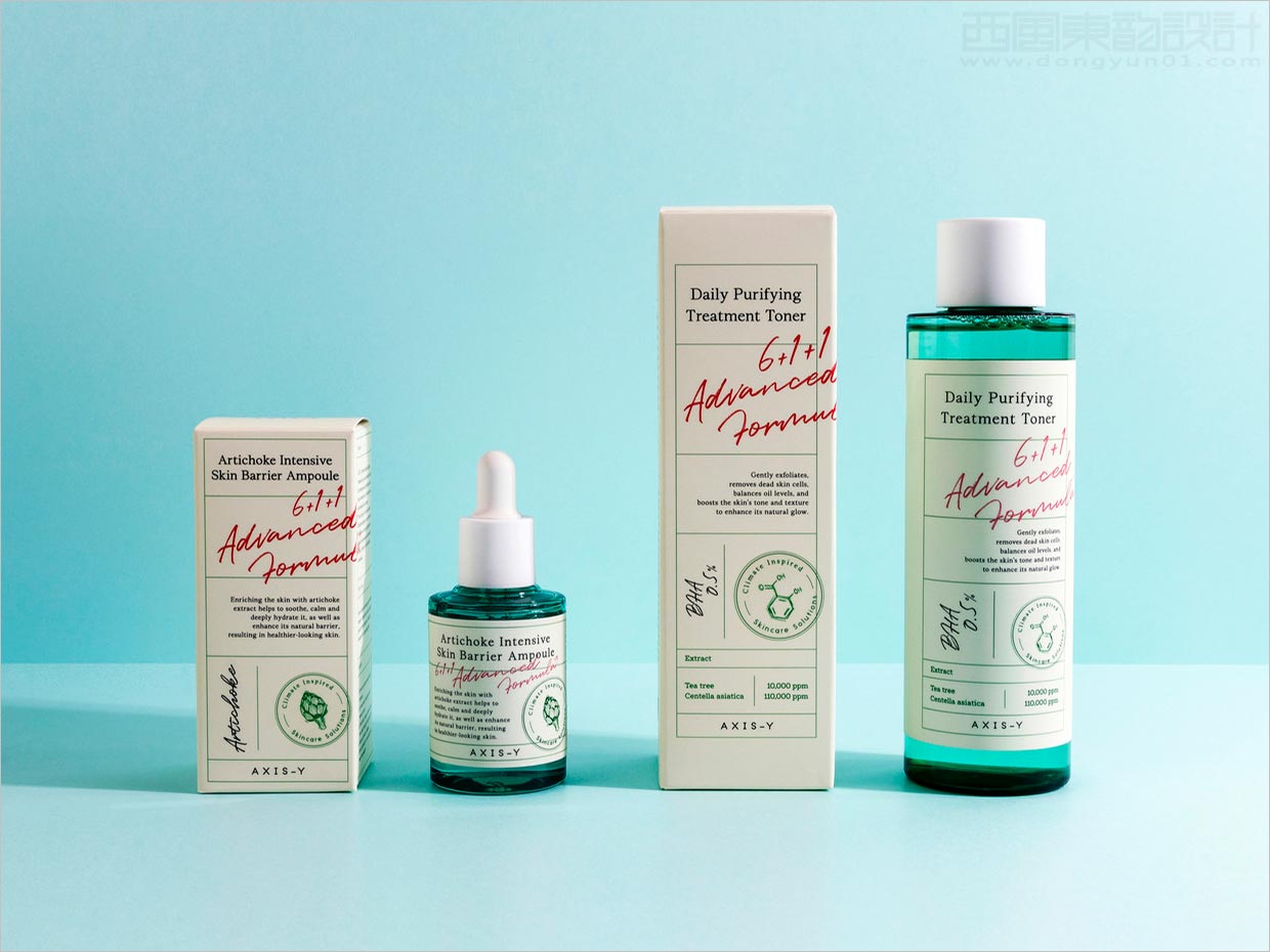 韓國(guó)AXIS-Y清潔美容化妝品包裝設(shè)計(jì)