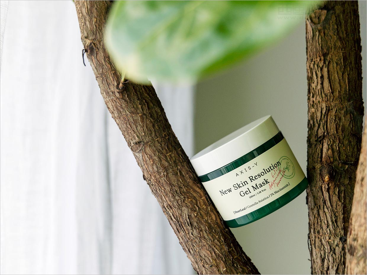 韓國(guó)AXIS-Y清潔美容化妝品包裝設(shè)計(jì)之實(shí)物照片