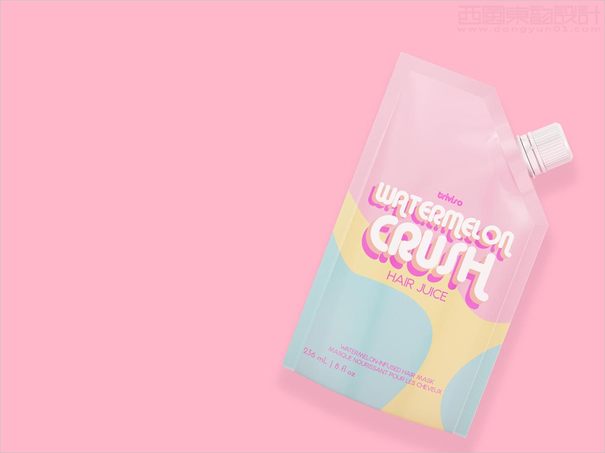 有趣的Triviso洗發(fā)水護發(fā)素頭發(fā)護理產(chǎn)品包裝設計