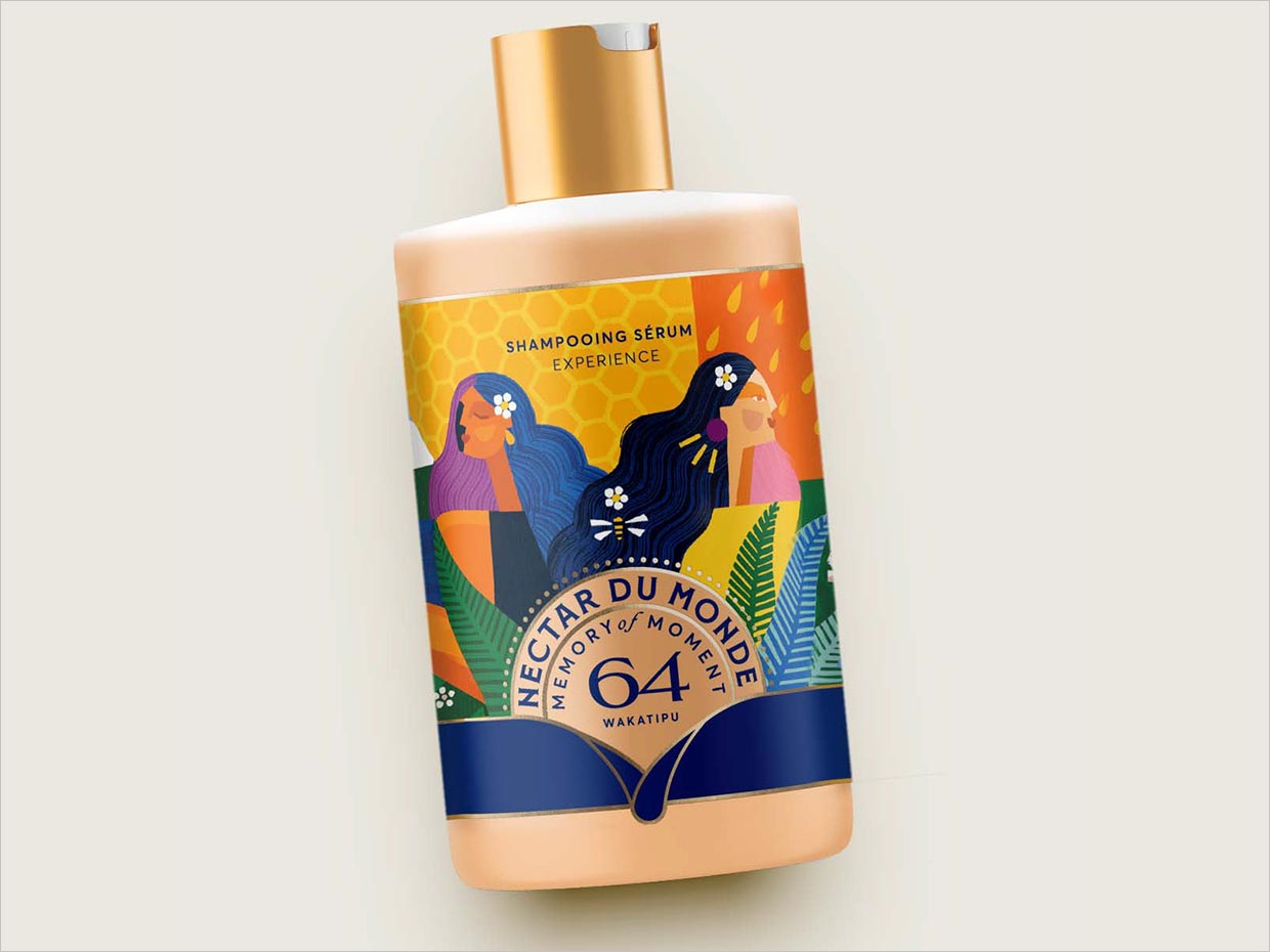 Nectar du Monde洗發(fā)水日化用品包裝設計