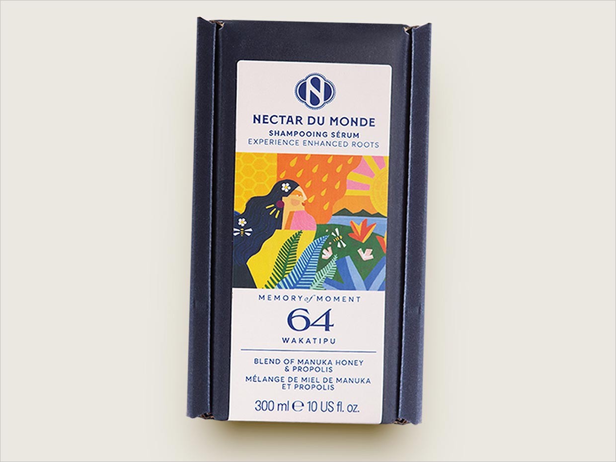 Nectar du Monde洗發(fā)水日化用品外盒包裝設計