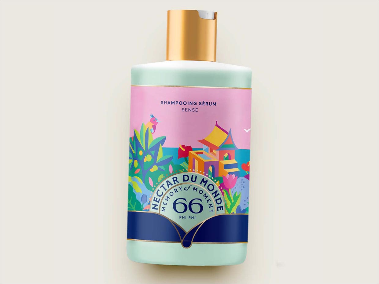Nectar du Monde洗發(fā)水日化用品包裝設計