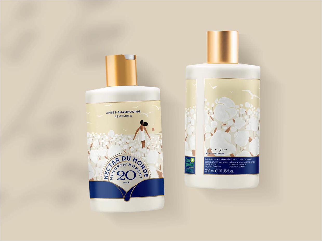 Nectar du Monde洗發(fā)水日化用品包裝設計