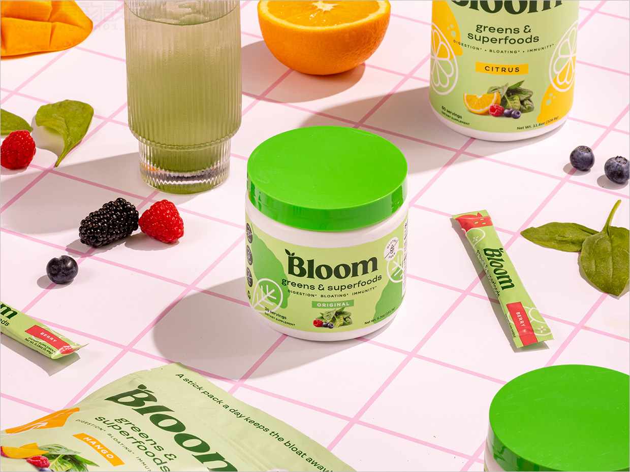 Bloom保健食品包裝設(shè)計之實(shí)物照片