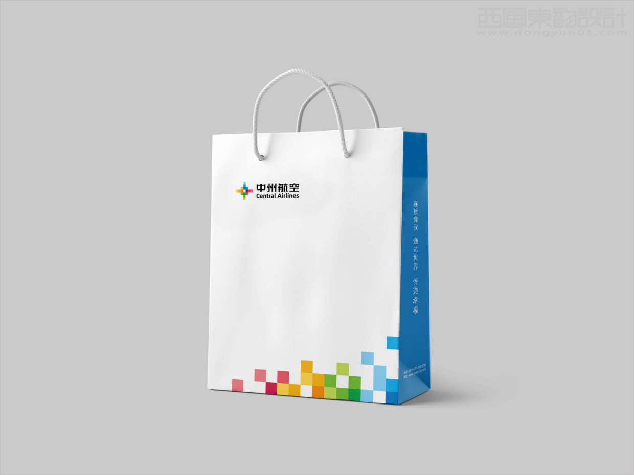 中州航空有限責(zé)任公司品牌形象vi升級設(shè)計之應(yīng)用設(shè)計之手提袋設(shè)計 中州航空有限責(zé)任公司品牌形象vi升級設(shè)計之應(yīng)用設(shè)計之手提袋設(shè)計