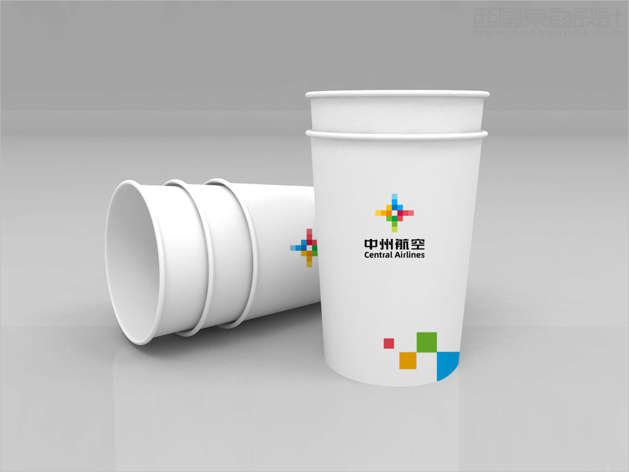 中州航空有限責(zé)任公司品牌形象vi升級設(shè)計之應(yīng)用設(shè)計之紙杯設(shè)計 中州航空有限責(zé)任公司品牌形象vi升級設(shè)計之應(yīng)用設(shè)計之紙杯設(shè)計