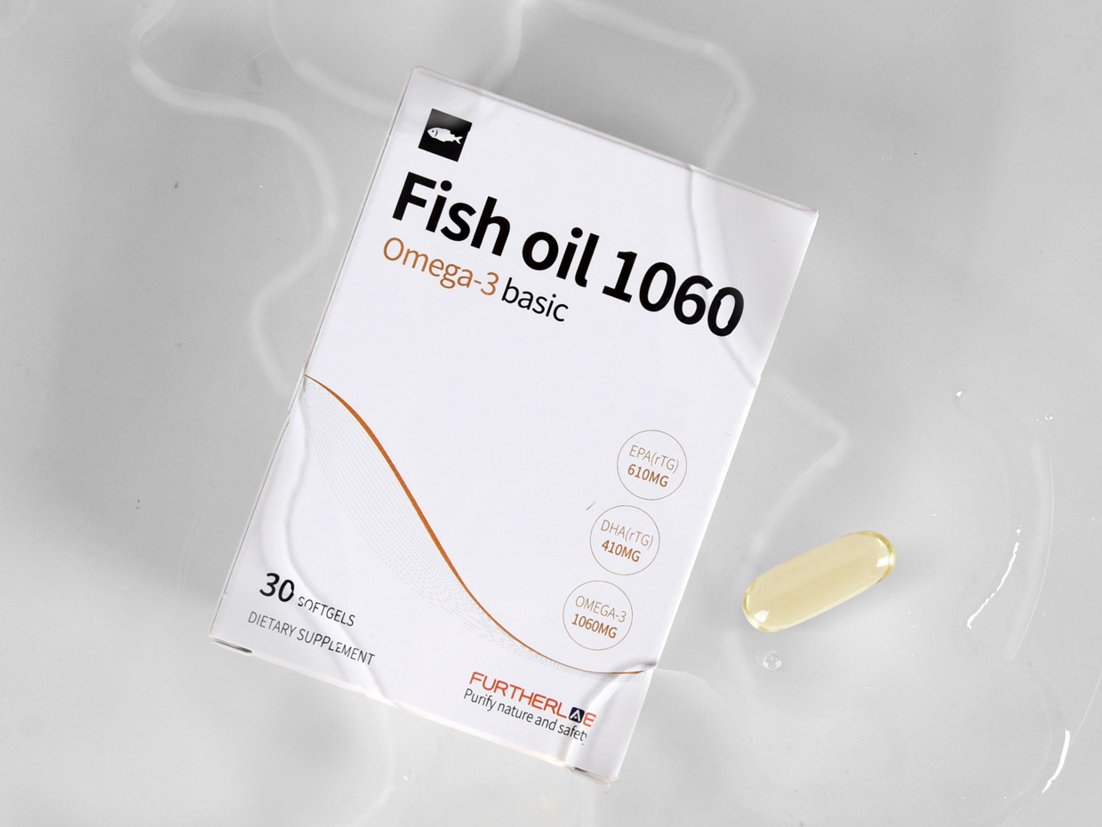 FURTHERLAB魚油保健品包裝設(shè)計之實物照片 FURTHERLAB魚油保健品包裝設(shè)計之實物照片