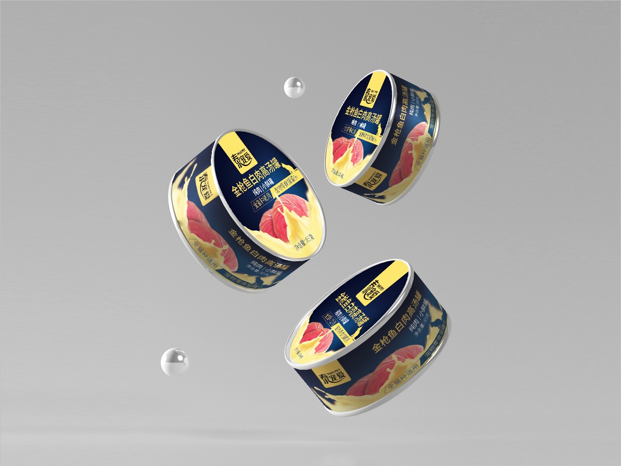泰寵愛寵物食品罐包裝設(shè)計