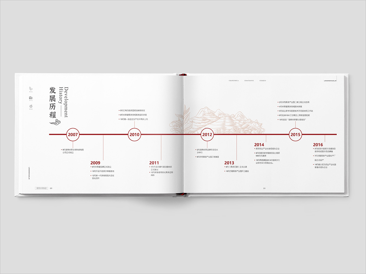 理想華萊科技集團公司畫冊設計之發(fā)展歷程頁面設計 理想華萊科技集團公司畫冊設計之發(fā)展歷程頁面設計