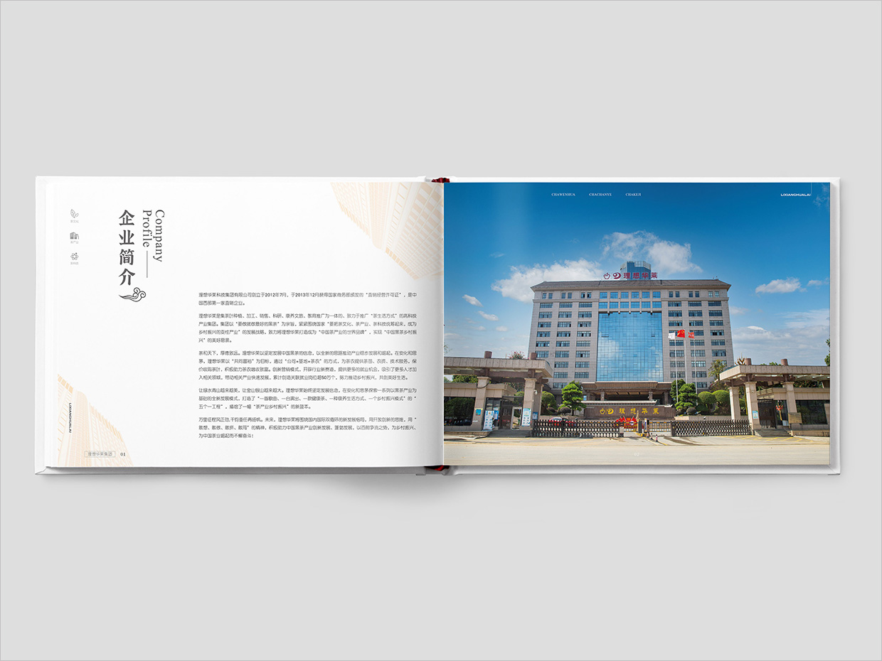 理想華萊科技集團公司畫冊設計之企業(yè)簡介頁面設計 理想華萊科技集團公司畫冊設計之企業(yè)簡介頁面設計